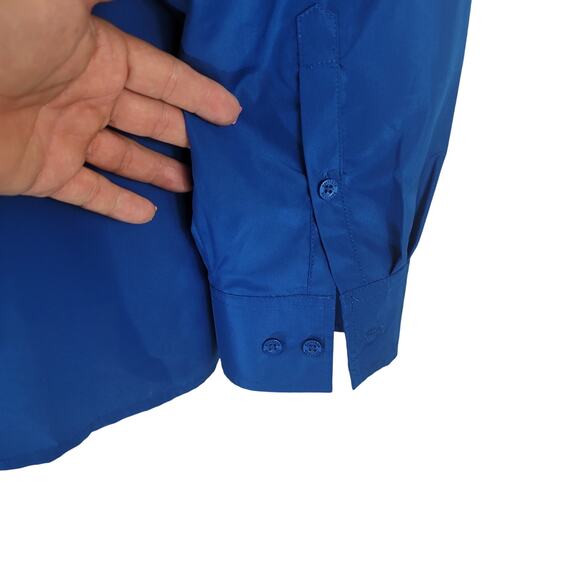 Reel Life Turquoise Blue Men's Activewear Fishing Long Sleeve Top 2XL - Picture 4 of 6